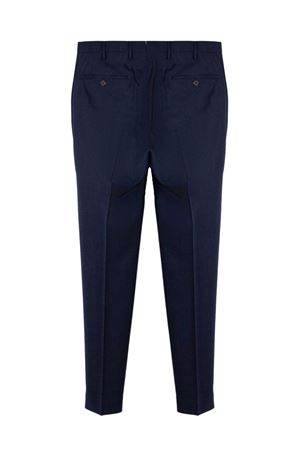 Dark blue super 130S wool tapered fit trousers INCOTEX | ZX541T5855C822