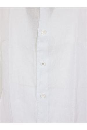 White long-sleeved linen shirt INLINUM | CIL03BIANCO