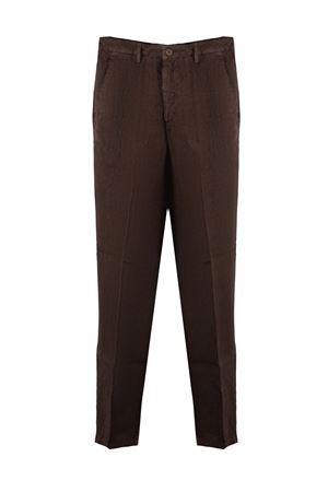 Brown linen trousers INLINUM | CIL35BROWN