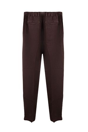 Brown linen trousers INLINUM | CIL35BROWN
