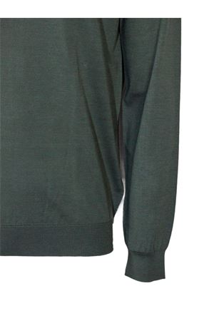 Polo in misto seta e cotone verde KANGRA | 30040300649