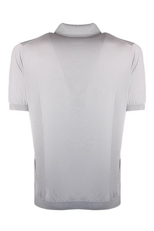 Polo in misto seta e cotone grigio KANGRA | 30042600028