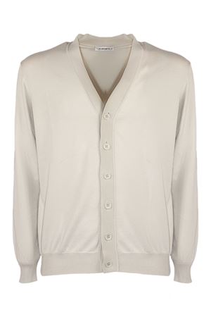 Cardigan in cotone beige KANGRA | 30110400160