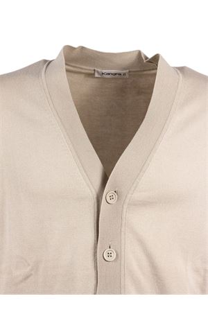 Cardigan in cotone beige KANGRA | 30110400160