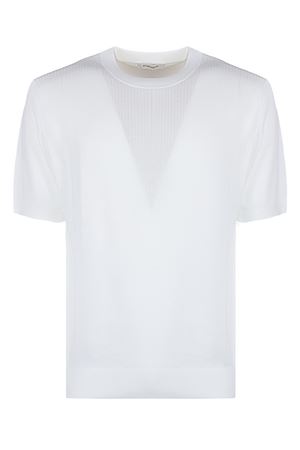 T-shirt in maglia di cotone bianco KANGRA | 30232100001
