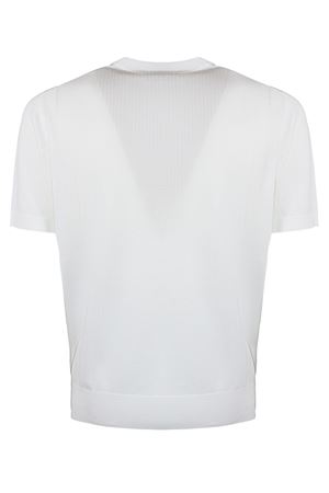 T-shirt in maglia di cotone bianco KANGRA | 30232100001