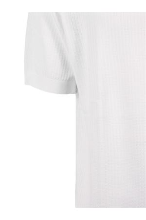 T-shirt in maglia di cotone bianco KANGRA | 30232100001