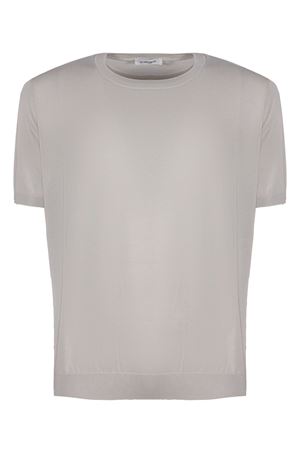 T-shirt in maglia di cotone beige KANGRA | 30342100154