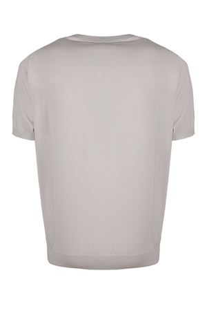 T-shirt in maglia di cotone beige KANGRA | 30342100154