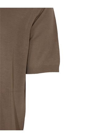 T-shirt in maglia di cotone marrone KANGRA | 30342100188