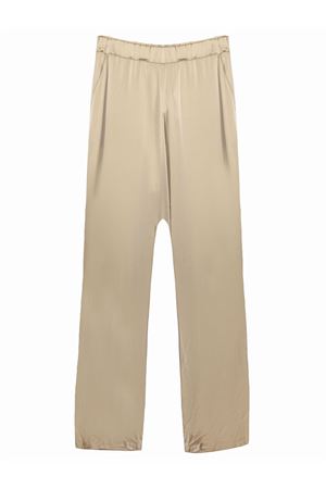 Beige silk trousers KANGRA | 35901500007