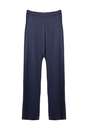 Blue silk trousers KANGRA | 35901500148