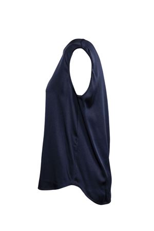 Blue silk tank top KANGRA | 35903000148