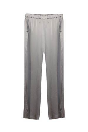 Silver-tone silk trousers KANGRA | 35909000817