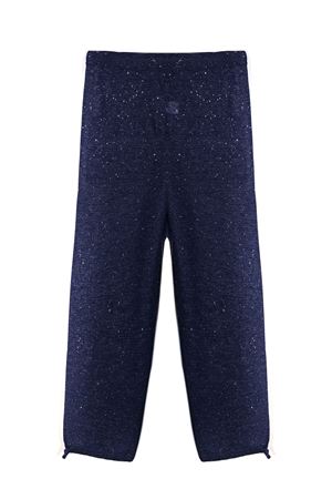 Blue viscose cargo trousers KANGRA | 39041500809