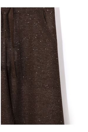 Brown viscose cargo trousers KANGRA | 39041500833