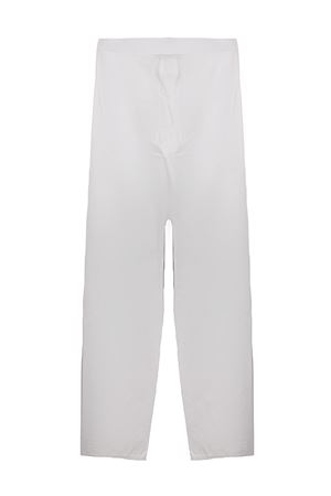 White stretch viscose palazzo trousers KANGRA | 39391500001
