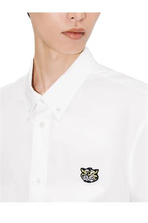 KENZO Wild Tiger' short sleeve shirt in cotton poplin KENZO | FG55CH1099LI01