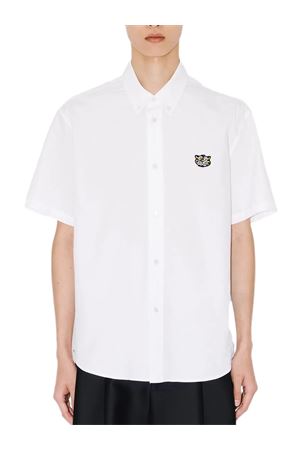 KENZO Wild Tiger' short sleeve shirt in cotton poplin KENZO | FG55CH1099LI01