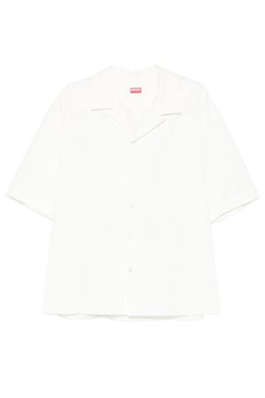 Camicia in cotone bianco KENZO | FG55CH1359JS02
