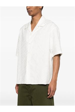 Camicia in cotone bianco KENZO | FG55CH1359JS02