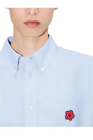 Boke Flower' embroidered casual shirt in cotton oxford KENZO | FG55CH4109LO63