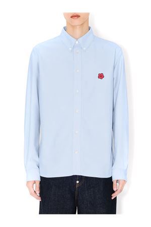 Boke Flower' embroidered casual shirt in cotton oxford KENZO | FG55CH4109LO63
