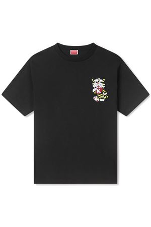 KENZO Wild Tiger' embroidered oversized T-shirt in cotton KENZO | FG55TS4044SY99J