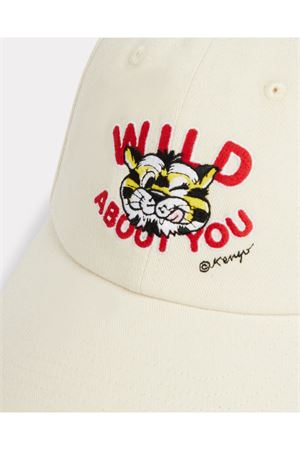 Cappellino ricamato in cotone 'KENZO Wild Tiger' KENZO | FG58AC631F4211
