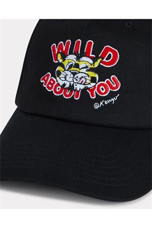 Cappellino ricamato in cotone 'KENZO Wild Tiger' KENZO | FG58AC631F4299