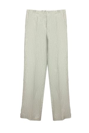 Light grey linen trousers KILTIE | KP334YT5115118