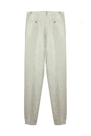 Light grey linen trousers KILTIE | KP334YT5115118