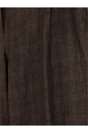 Brown linen trousers KILTIE | KP342CT5109595