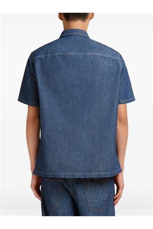 Camicia in leggero chambray di cotone MARNI | CUJU0032S4USCY72PCB74