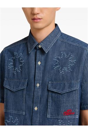 Camicia in leggero chambray di cotone MARNI | CUJU0032S4USCY72PCB74
