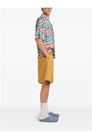 Camicia da bowling in twill di viscosa MARNI | CUMU0213A5UTVA61YOM37