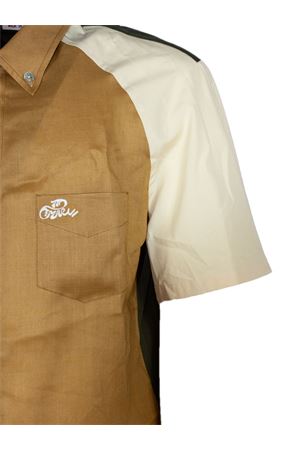 Camicia a maniche corte in ramie MARNI | CUMU0370QSUTR02700Y64