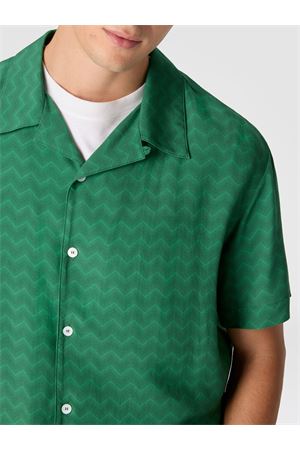 Camicia da bowling in viscosa verde MISSONI | BS26SJ01BW010HS6164