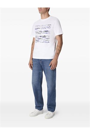 T-shirt in cotone bianco MISSONI | BS26SL00BJ00QQS01KT