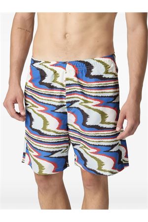 Costume da bagno con stampa a zigzag MISSONI | BS26SP02BW010LSM9Z0