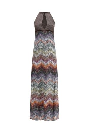 Abito lungo in maglia zig zag greca MISSONI | DS26SG05BC005YS72P0