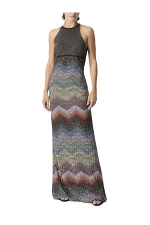 Abito lungo in maglia zig zag greca MISSONI | DS26SG05BC005YS72P0