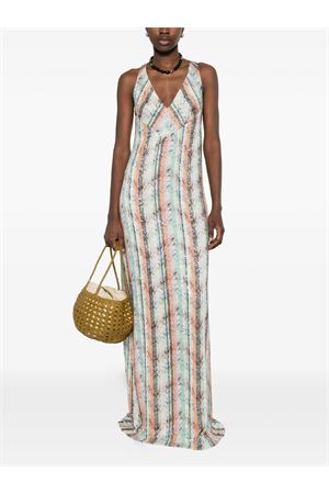 Abito lungo in maglia zig zag greca MISSONI | DS26SG0PBC005ZS01K3