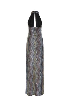 Abito lungo in lamé e paillettes multicolore MISSONI | DS26SG2VBC0065SMSNS