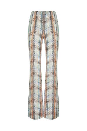 Pantaloni flare in misto viscosa lamé MISSONI | DS26SI0GBC005ZS01K3