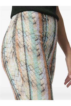 Pantaloni flare in misto viscosa lamé MISSONI | DS26SI0GBC005ZS01K3