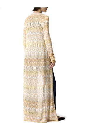 Cardigan lungo motivo chevron con paillettes MISSONI | DS26SM0HBK01H9SM9ZU