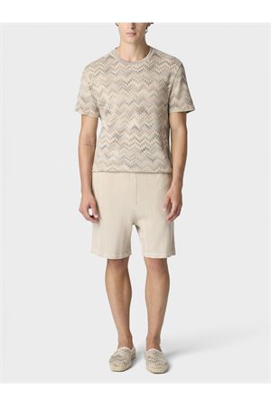 Bermuda in cotone e viscosa beige MISSONI | US26SI03BR014P40210