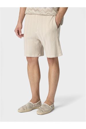 Bermuda in cotone e viscosa beige MISSONI | US26SI03BR014P40210