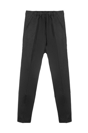 Pantaloni in misto cotone leggeri neri NINEINTHEMORNING | CR95MIRCONERO